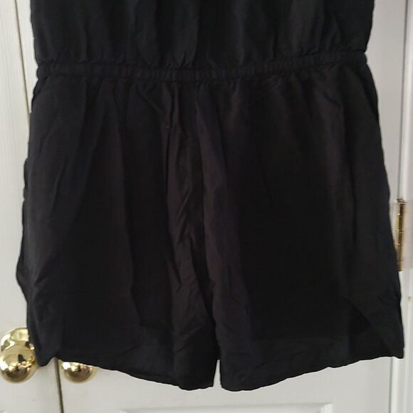 Banana Republic Factory  black  short romper Sz 4 - Picture 5 of 6